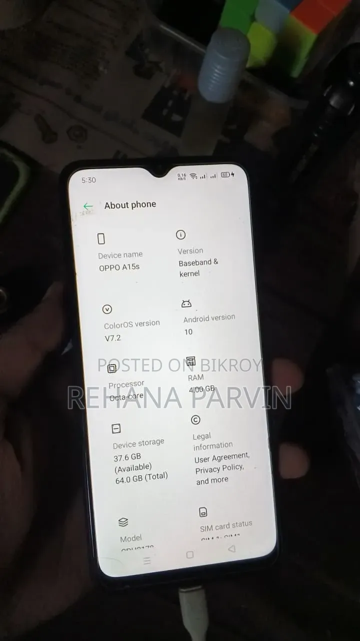 Oppo A15s 64 GB Blue