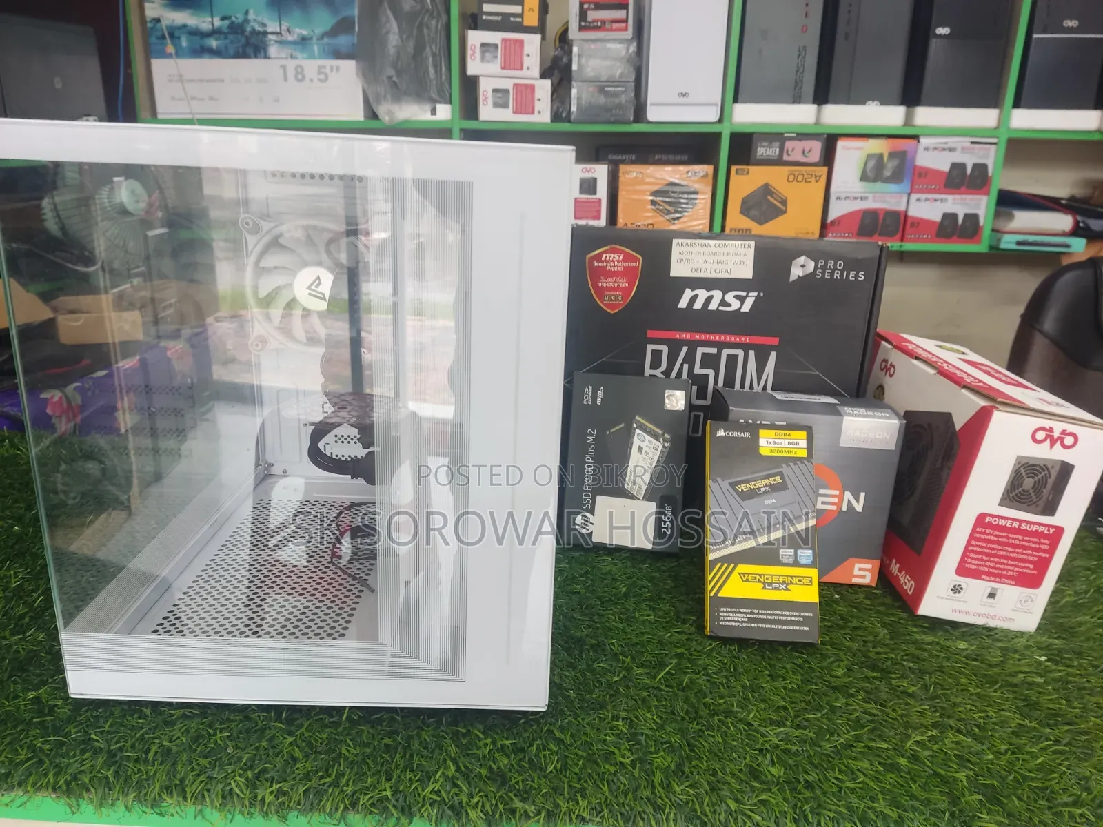 Desktop Computer Gigabyte 8GB AMD Ryzen 5 SSHD (Hybrid) 256GB