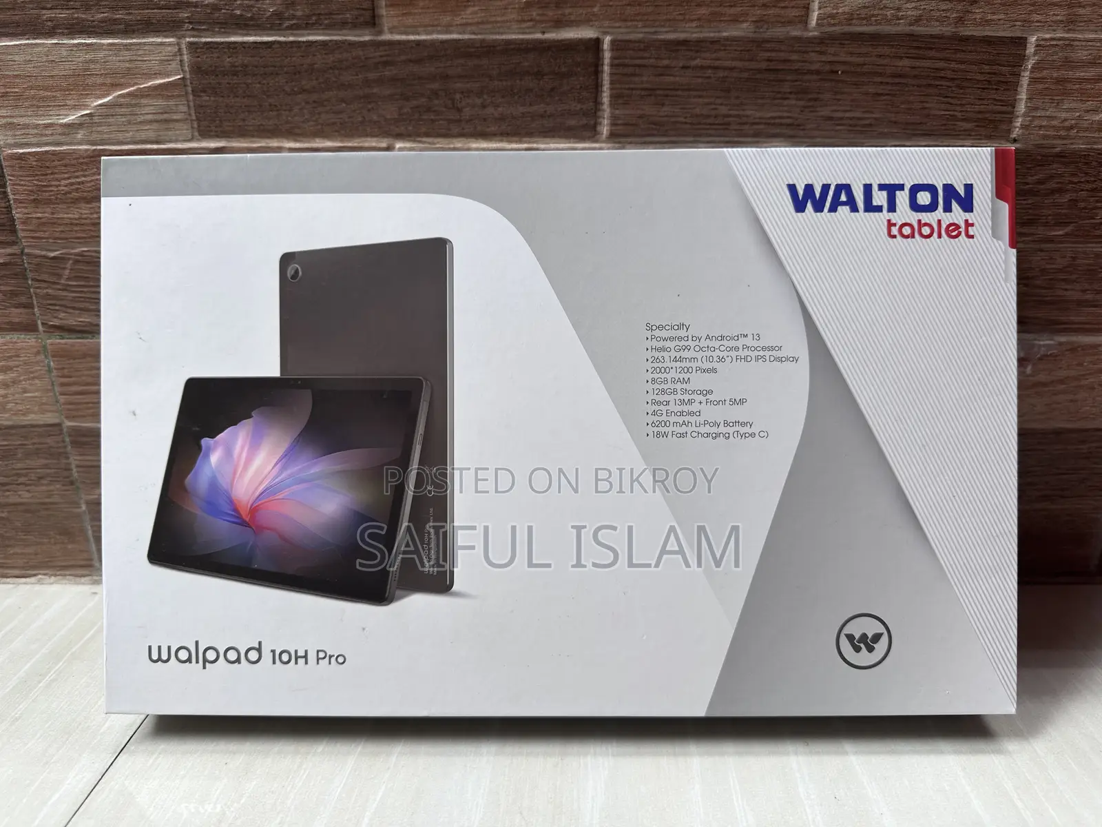 New Walton Walpad 10H Pro 128 GB Black