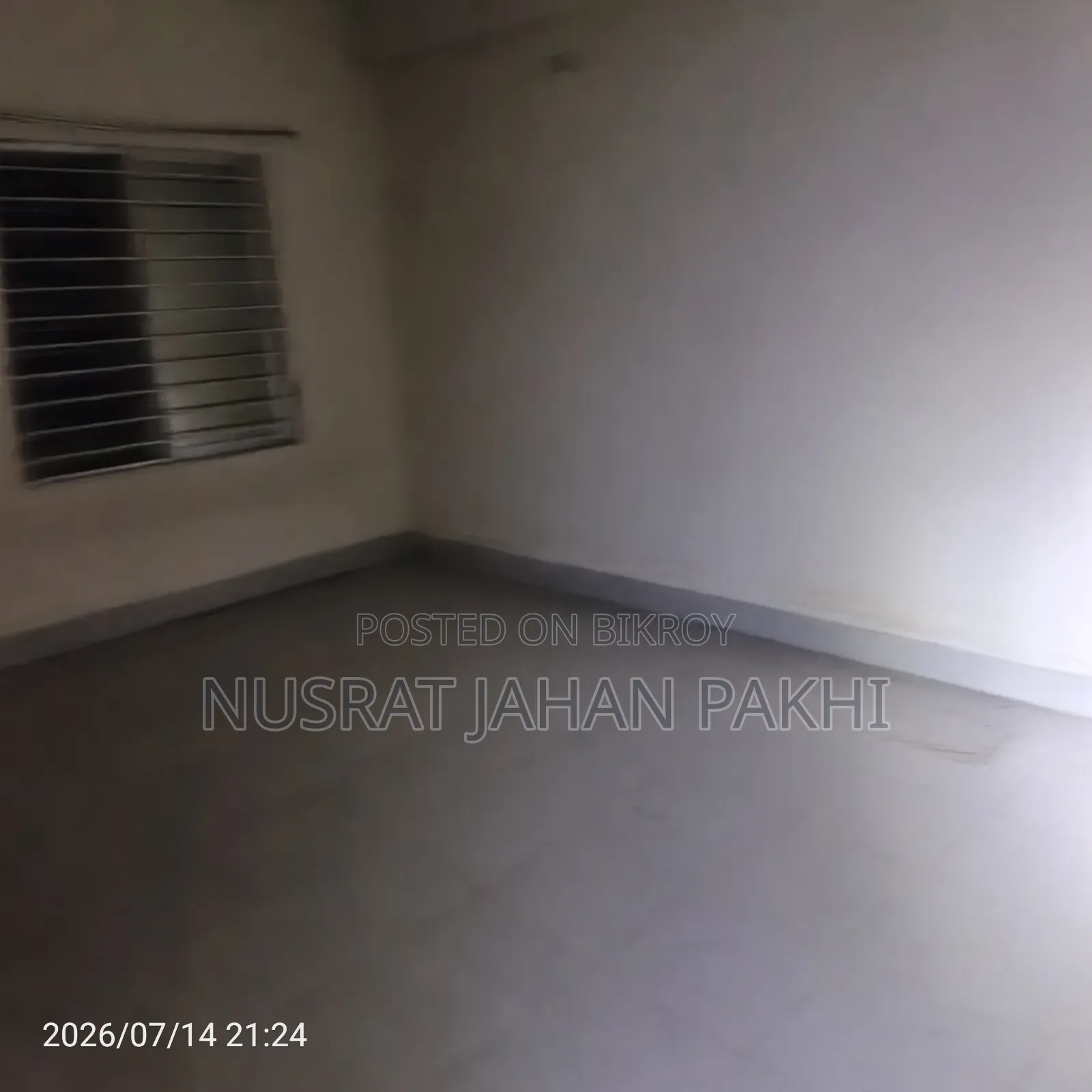 ১লা সেপ্টেম্বর থেকে সাবলেট এক রুম ভাড়া হবে
