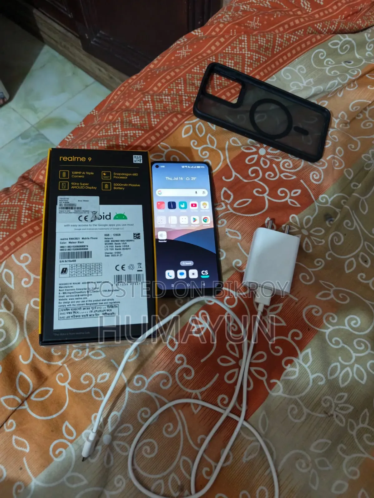 Realme 9 128 GB Black