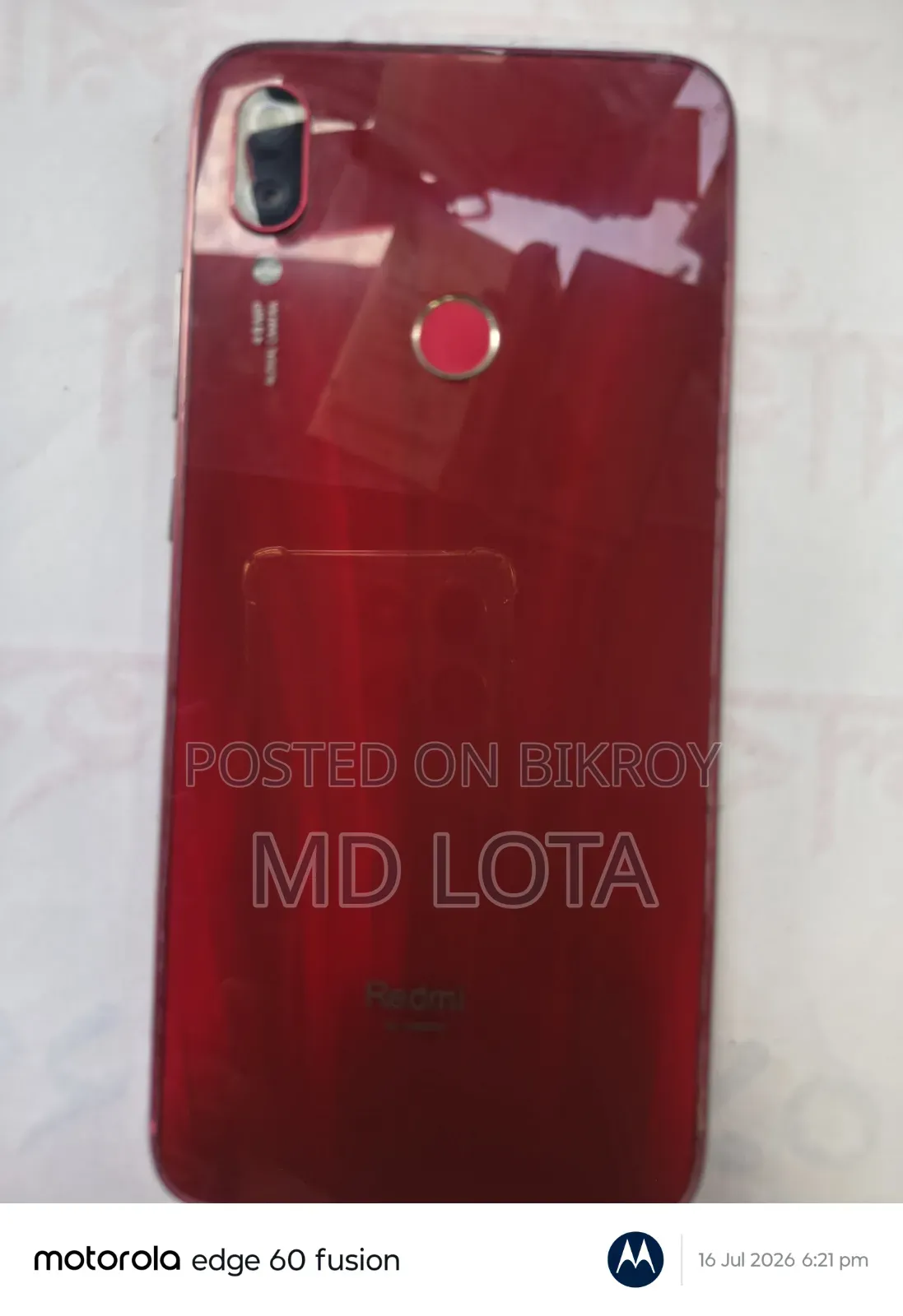 Xiaomi Redmi Note 7 64 GB Red