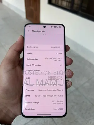Honor 200 256 GB Black