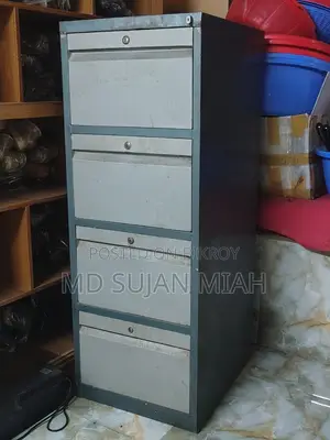 Used Steel 4-Drawer Office/Shop File Cabinet – Sturdy and Durable