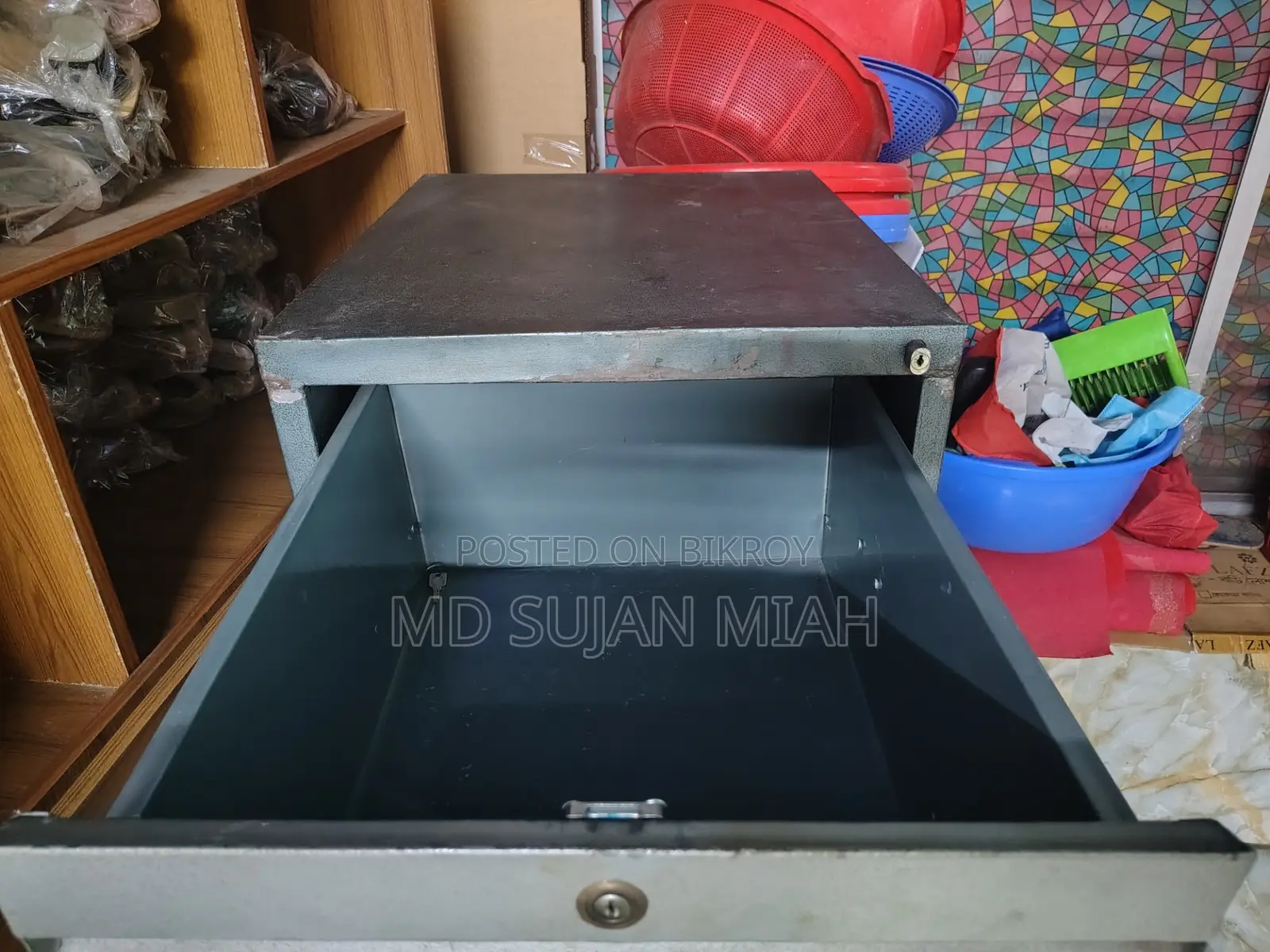 Used Steel 4-Drawer Office/Shop File Cabinet – Sturdy and Durable