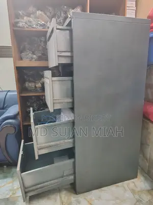 Used Steel 4-Drawer Office/Shop File Cabinet – Sturdy and Durable
