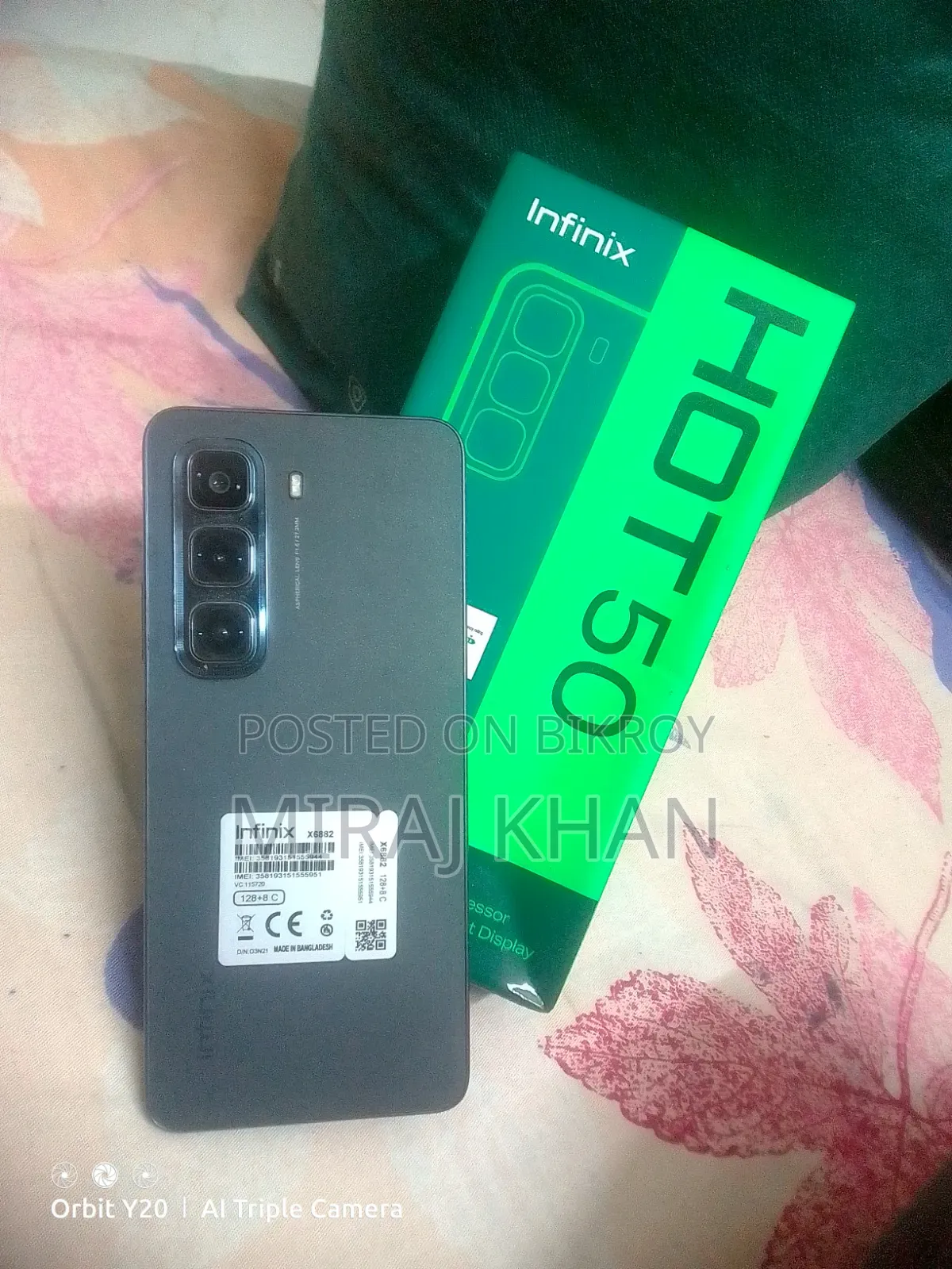 Infinix Hot 50 128 GB Black