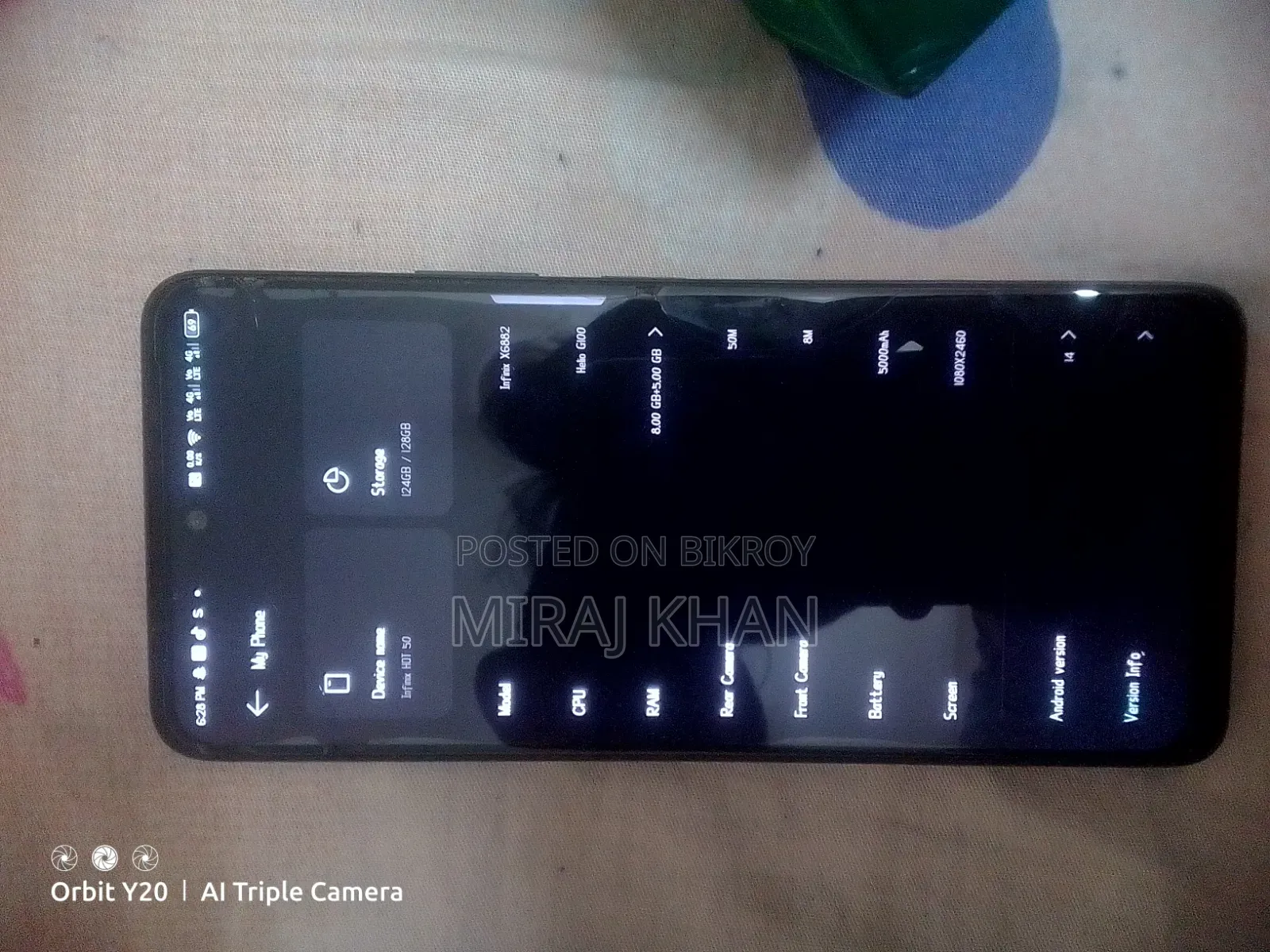 Infinix Hot 50 128 GB Black