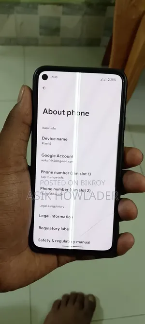 Google Pixel 5 128 GB Black