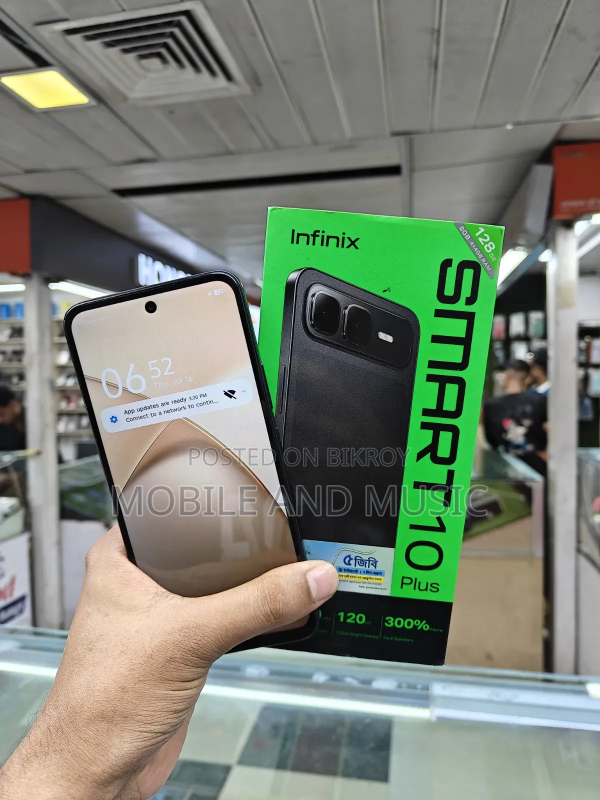 Infinix Smart 10 Plus 128 GB Black