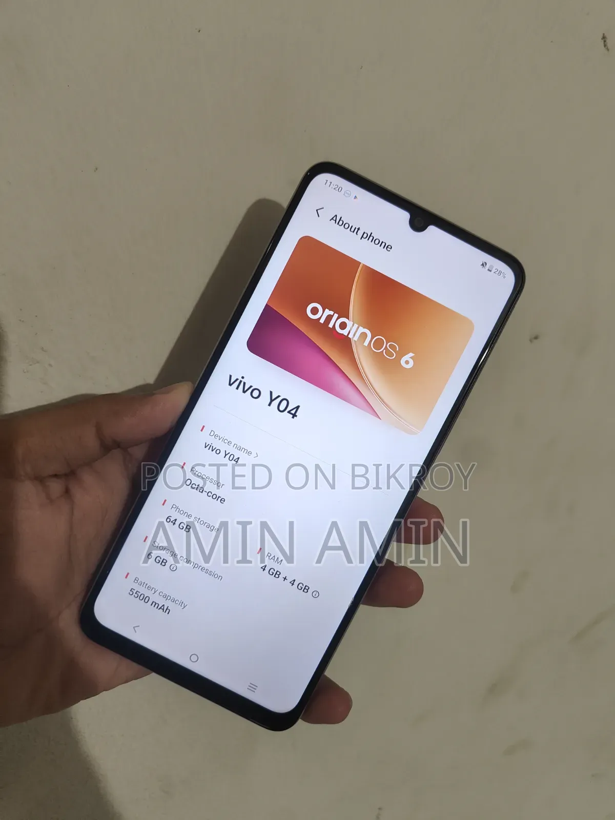 Vivo Y04 64 GB Bronze