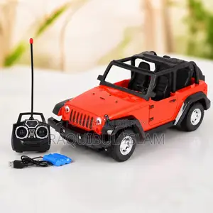 Remote Controlled Rechargeable Wrangler Model Jeep Toy Car
