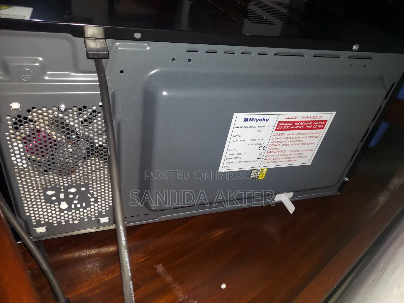 Miyako Brand New Microwave With Grill Oven(used 4 Times in One Month)