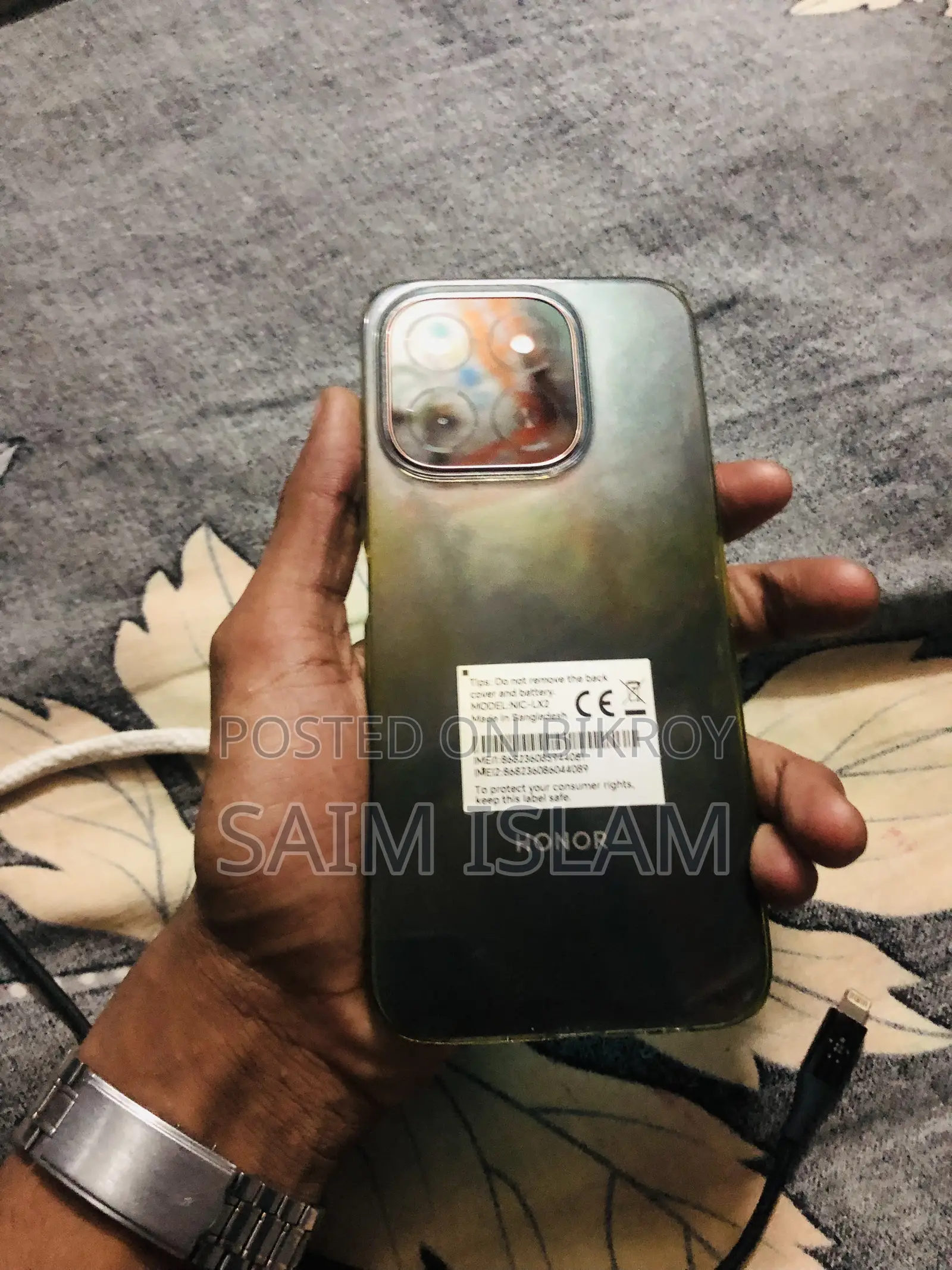 New Honor X6a 128 GB Black