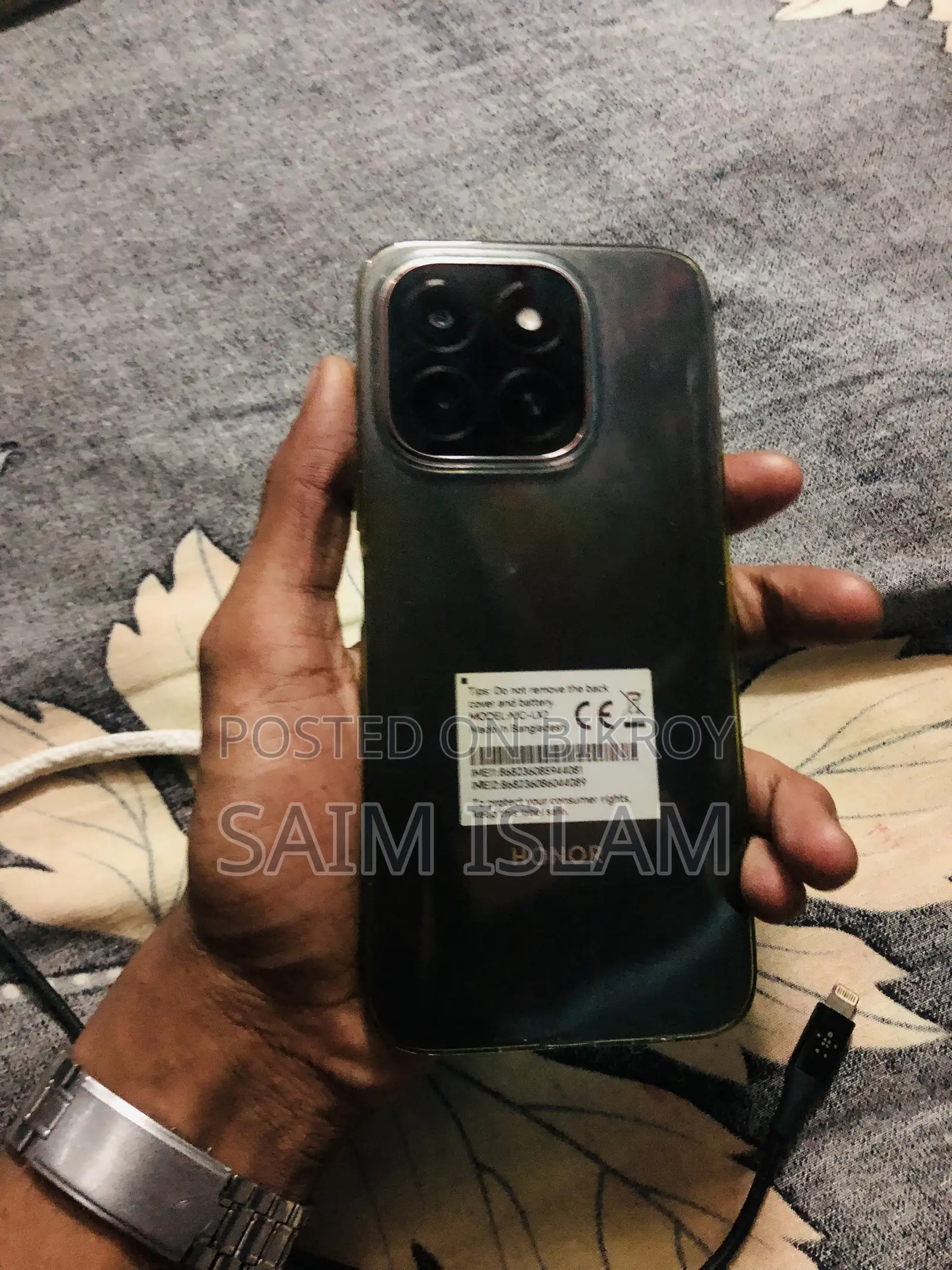 New Honor X6a 128 GB Black