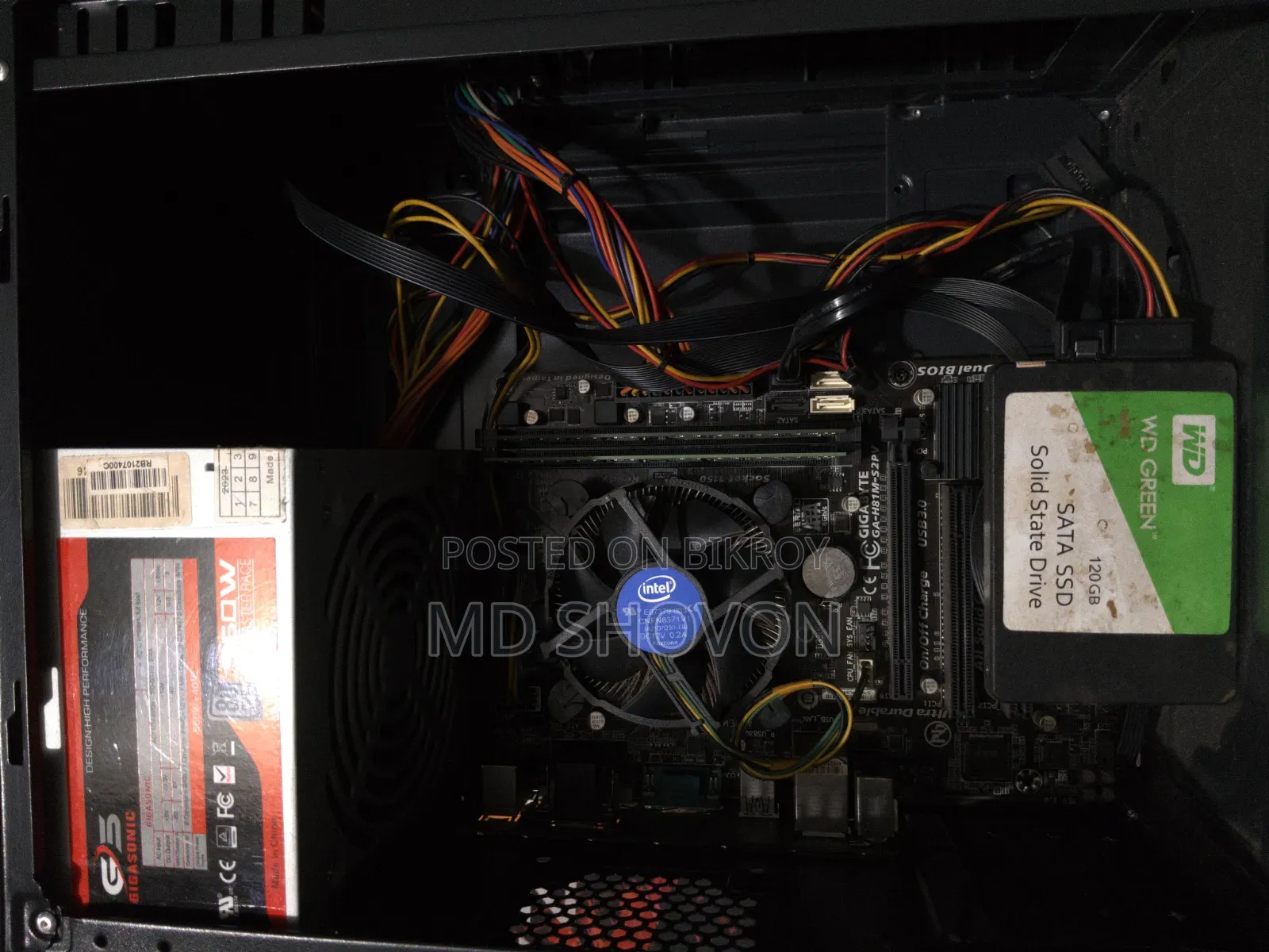 Desktop Computer Gigabyte 8GB Intel Core I3 SSD 128GB