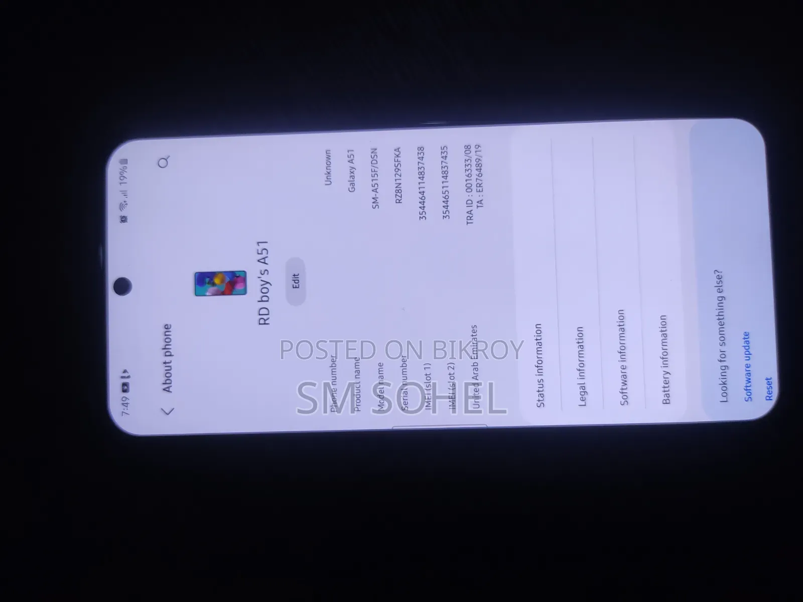 Samsung Galaxy A51 128 GB Black