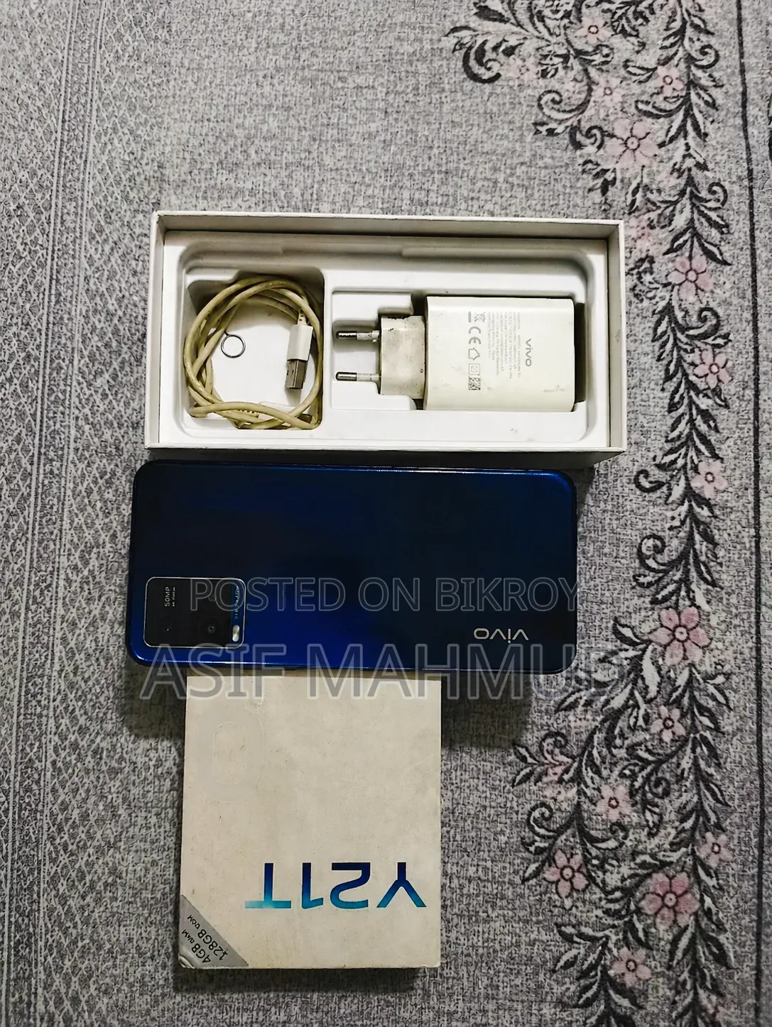 Vivo Y21t 128 GB Blue