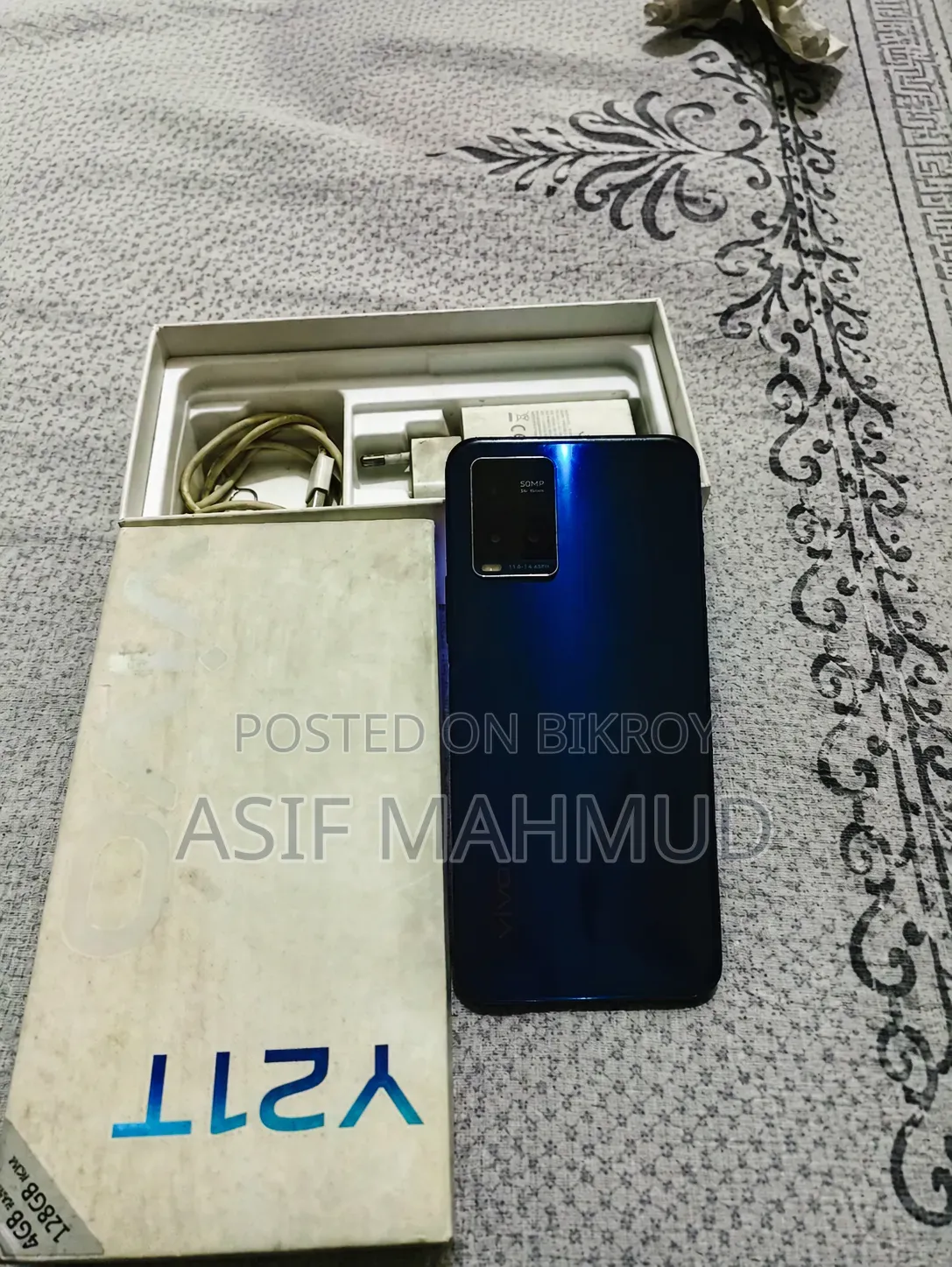 Vivo Y21t 128 GB Blue