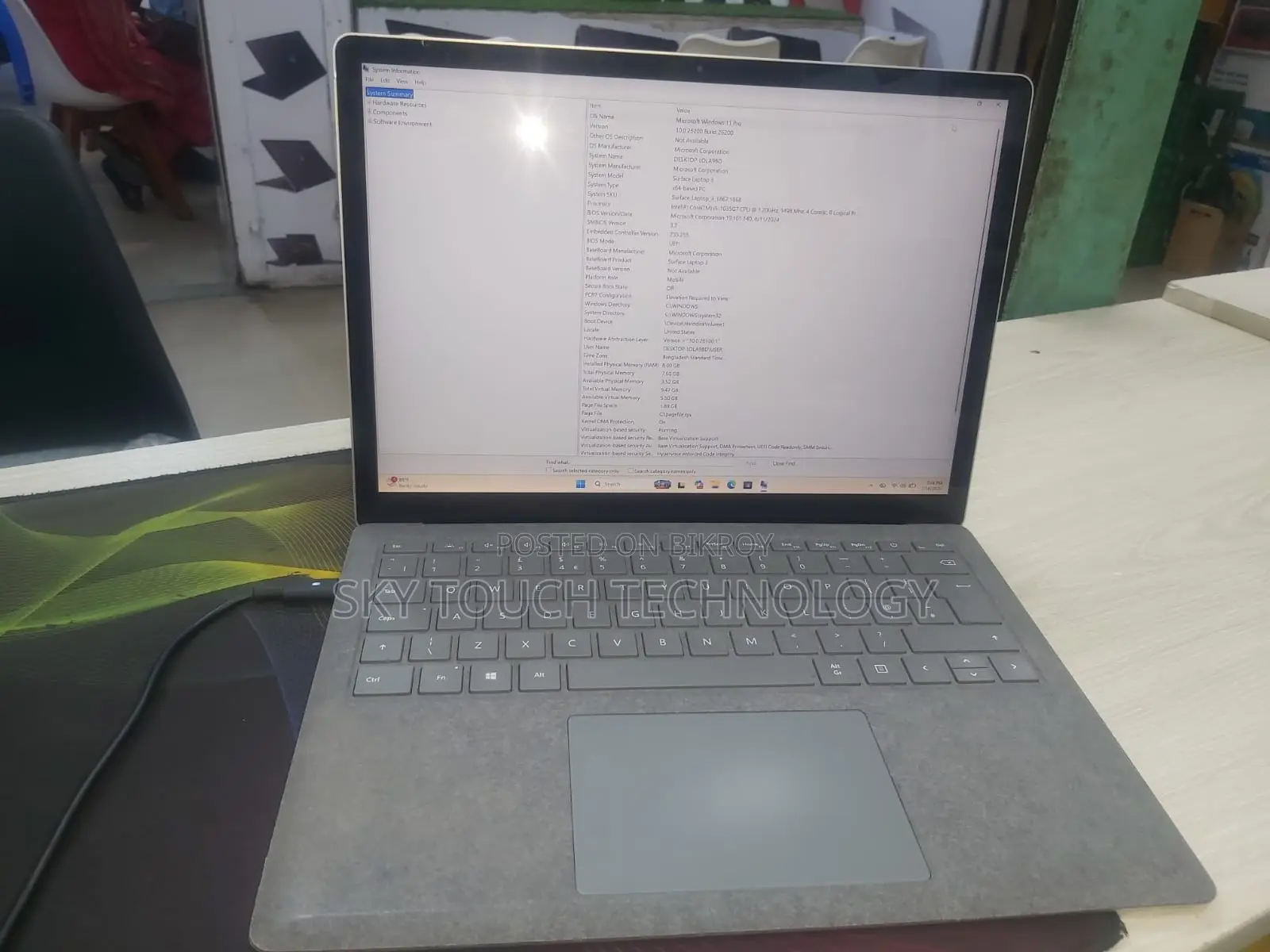 Laptop 8GB Intel Core I5 SSD 512GB