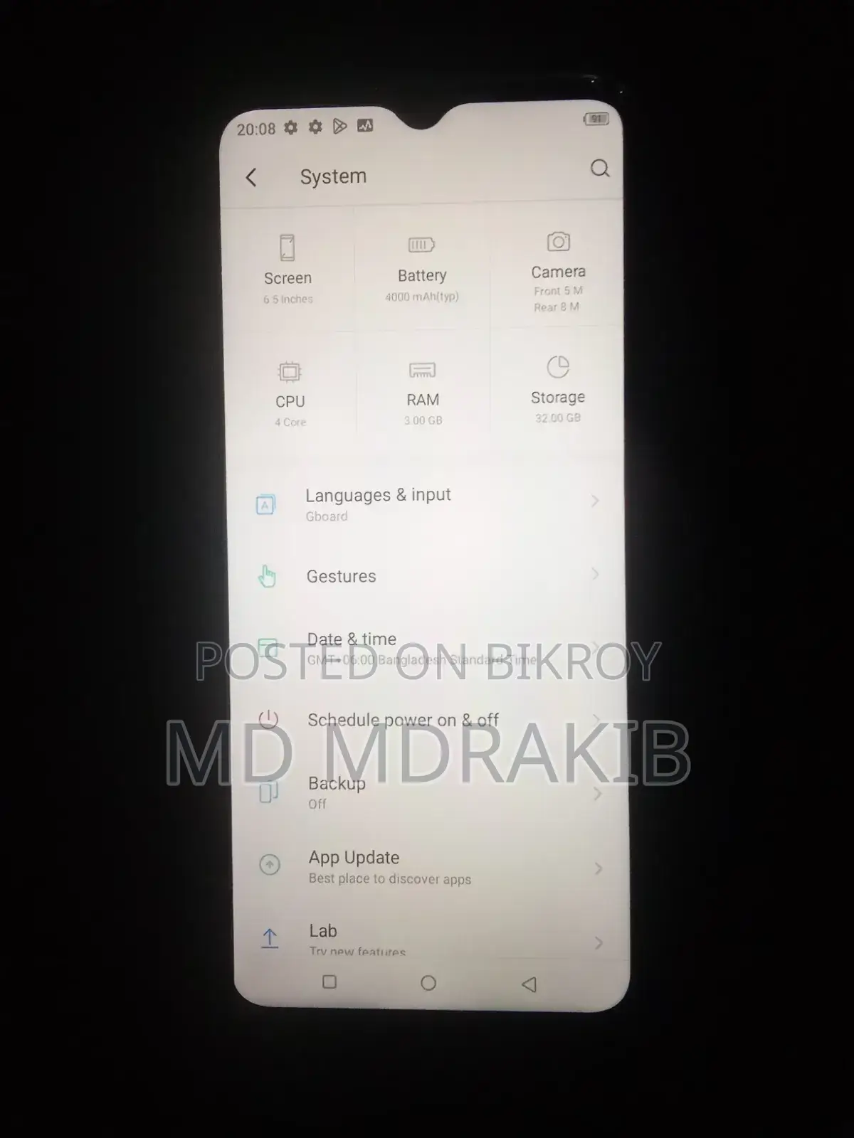 Itel Vision 1 Pro 32 GB Blue