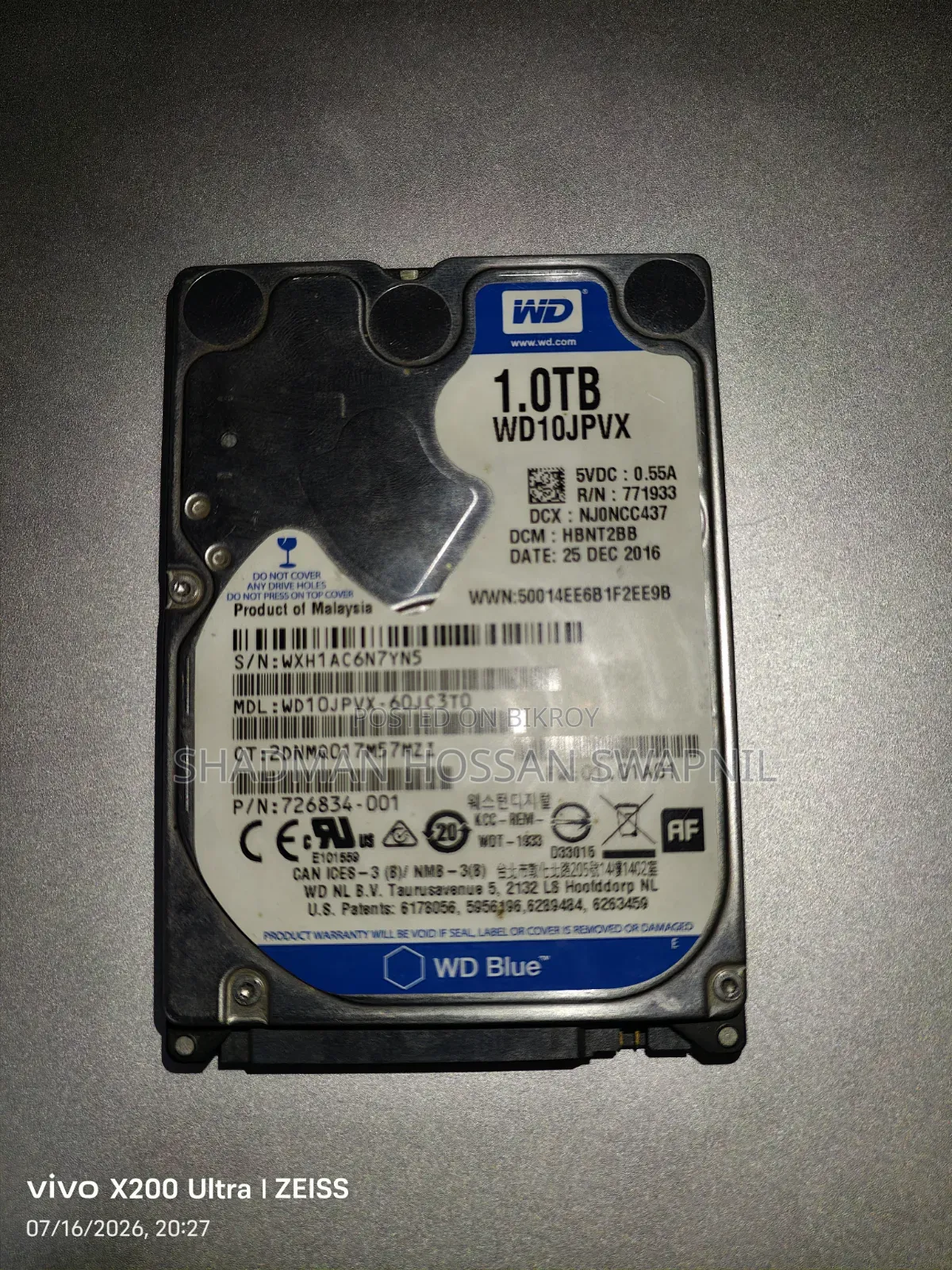 1tb Wd Blue HDD