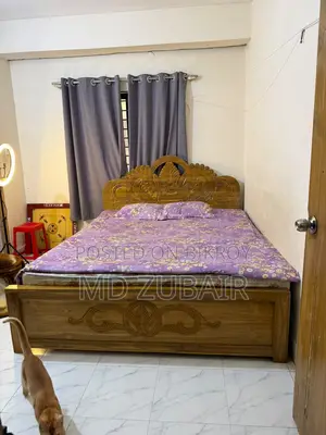 Original Teak Wood Bed 7.5/6 Feet