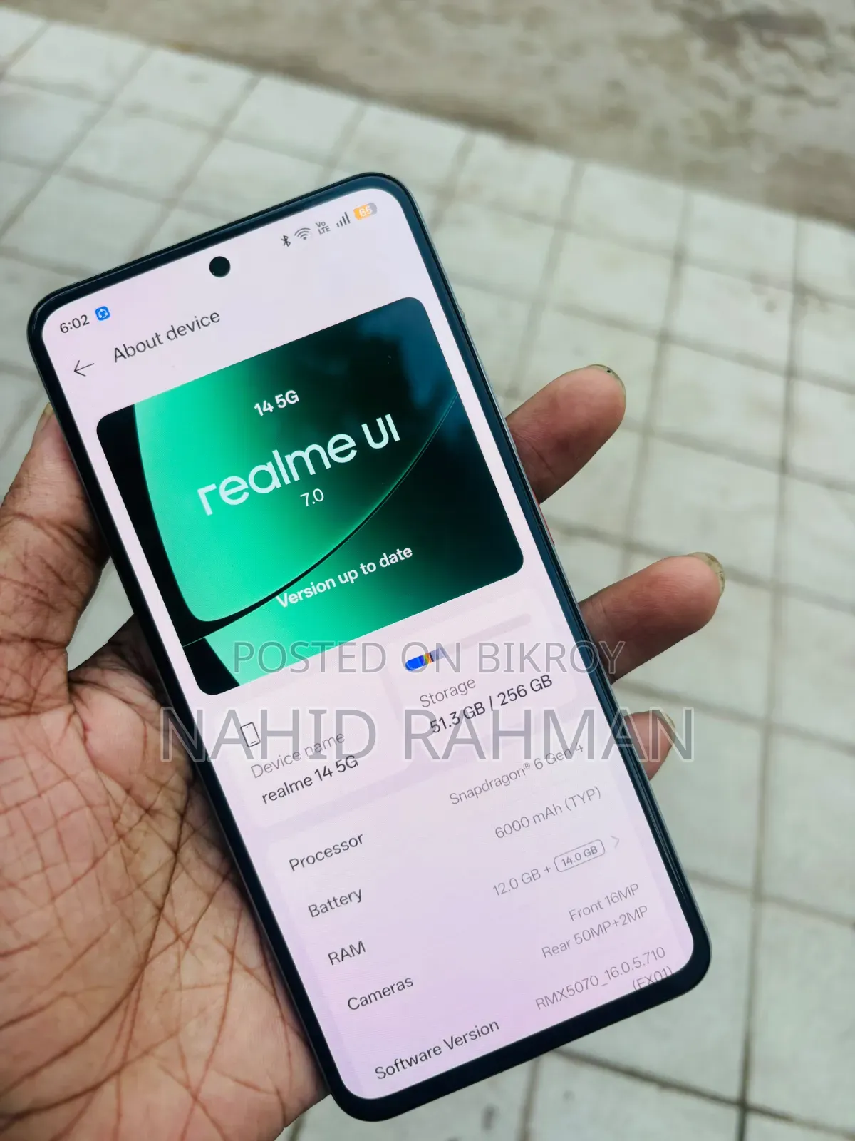 New Realme 14 256 GB Silver
