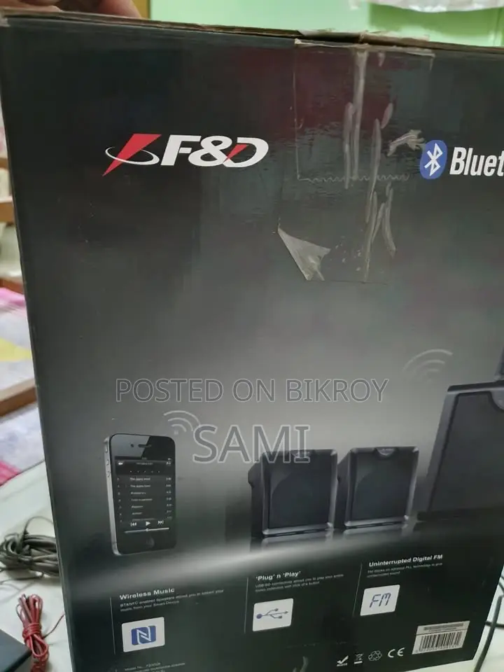 F&D F2300X 5.1 Home Theater Speaker System Bluetooth