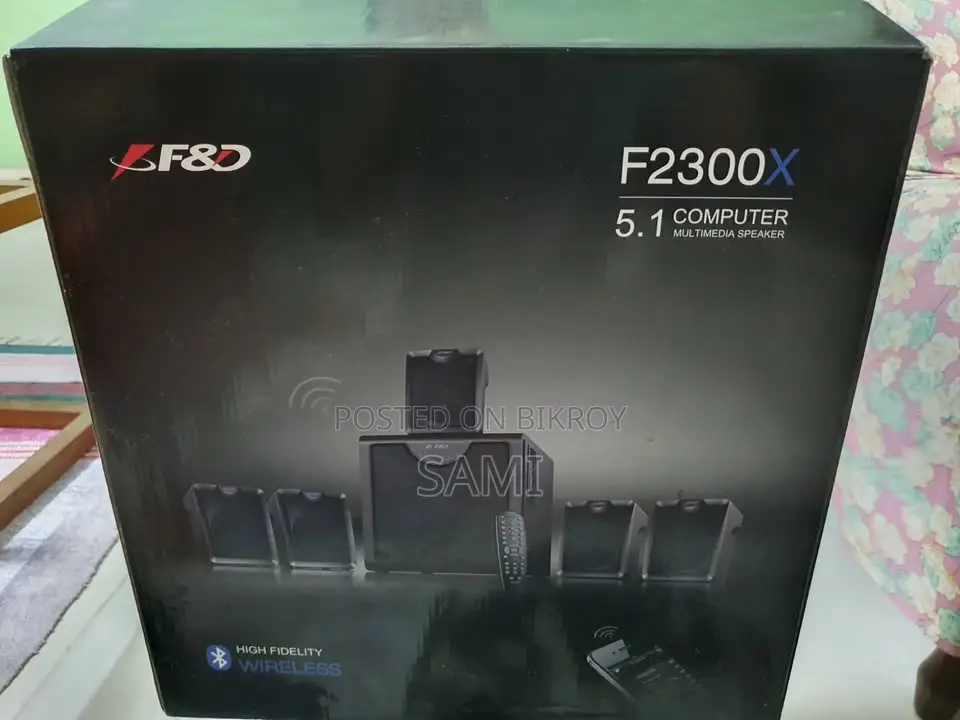 F&D F2300X 5.1 Home Theater Speaker System Bluetooth