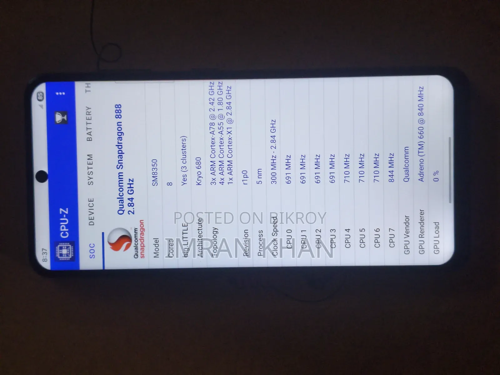 Samsung Galaxy S21 5G 128 GB Blue