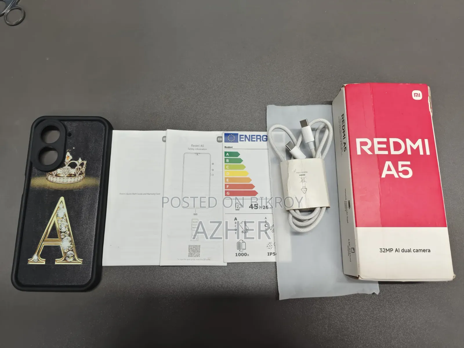 New Xiaomi Redmi A5 4G 128 GB Black