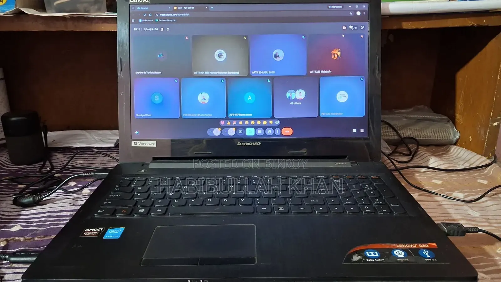 Laptop Lenovo G50-70 16GB Intel Core I5 HDD+SSD 128GB