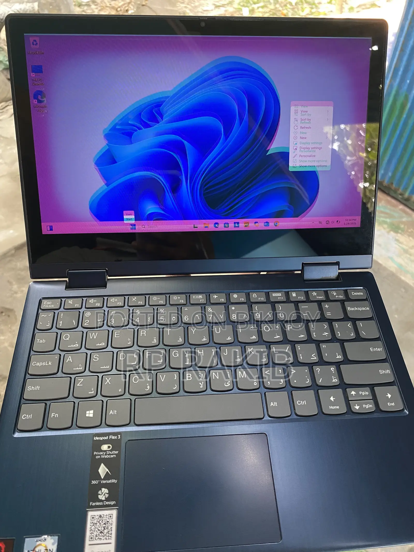 Laptop Lenovo Ideapad 3 4GB Intel Celeron SSD 128GB