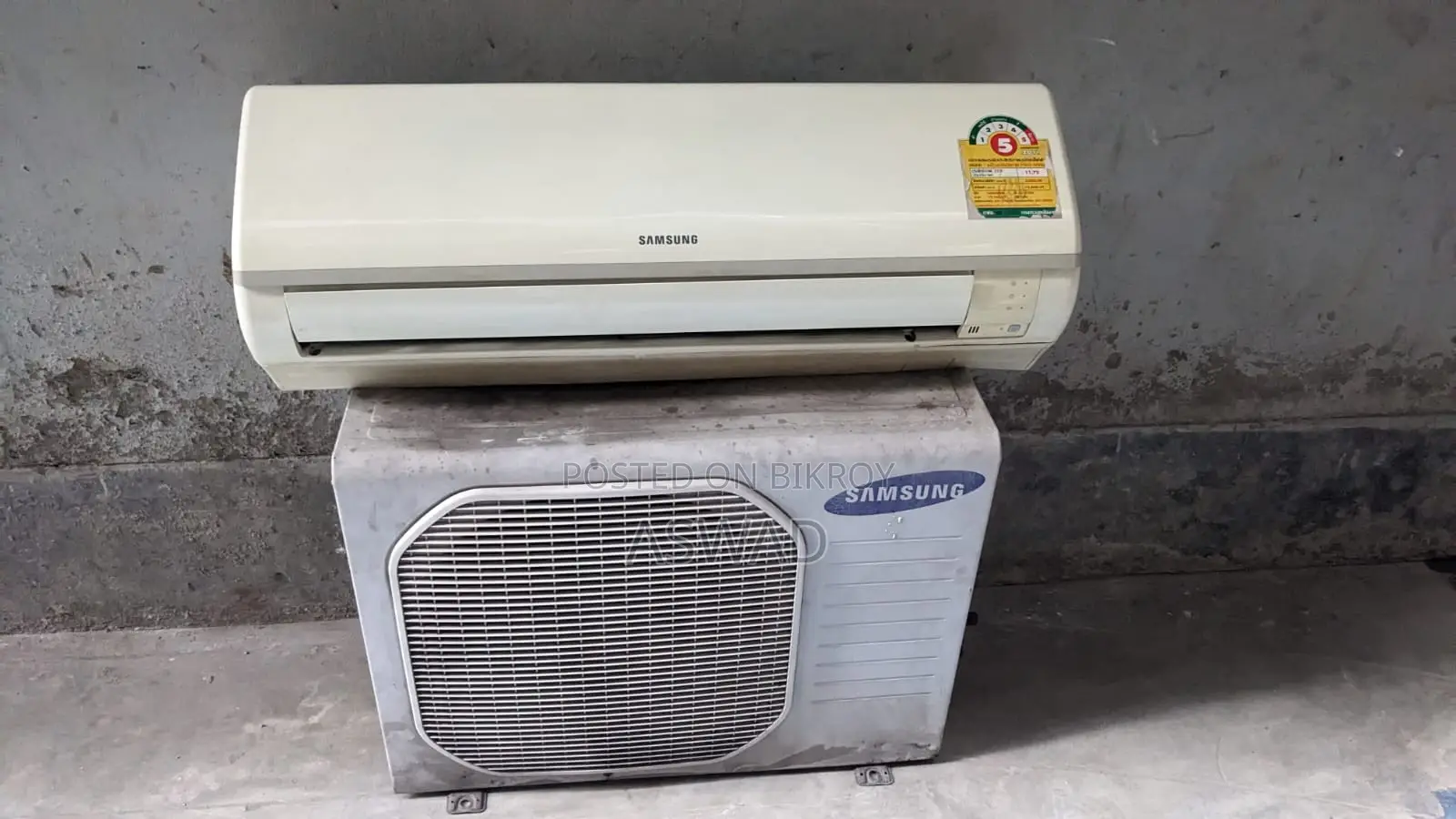 Samsung Split AC 1.5 HP (1 Ton) (Thailand)