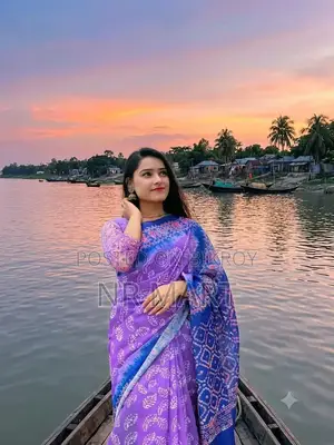 Chanderi Silk Digital Print Saree