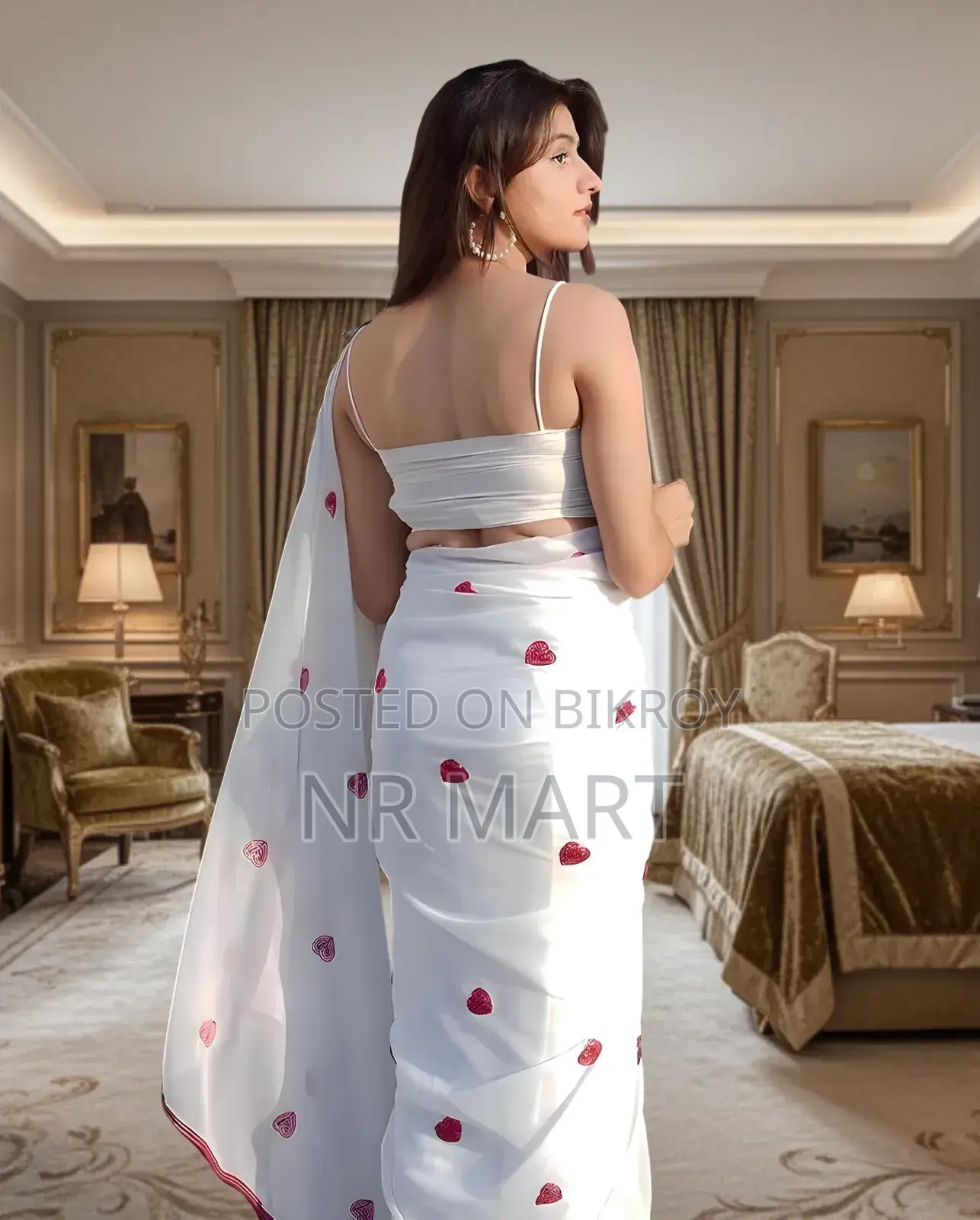 Premium Georgette Embroidery Saree