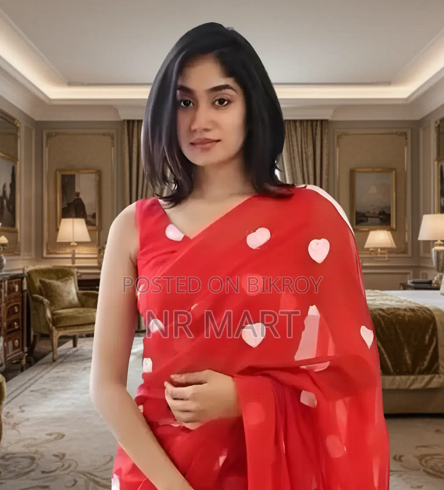 Premium Georgette Embroidery Saree