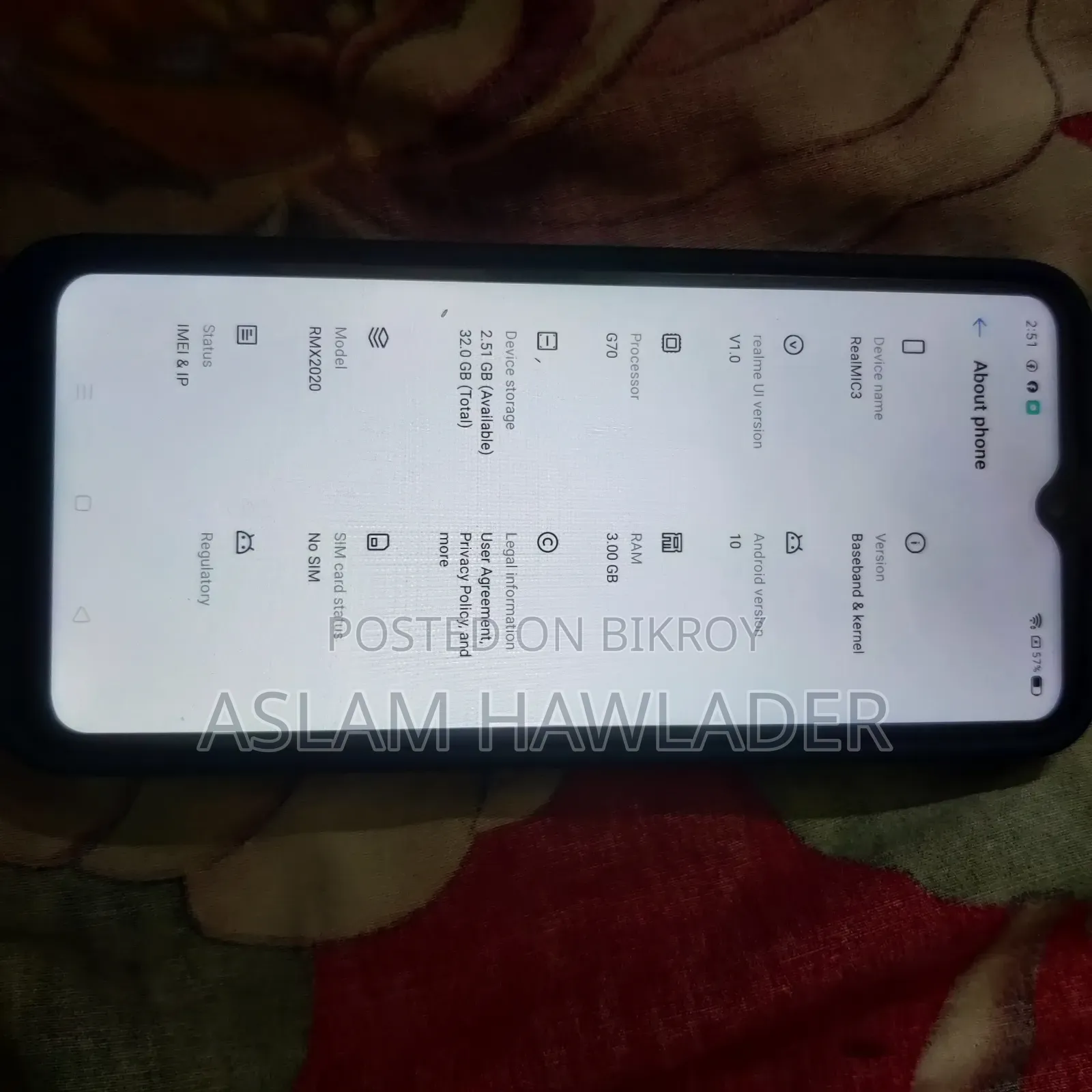 Realme C3 32 GB Blue