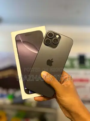 অ্যাপল আইফোন ১৬ প্রো ম্যাক্স ২৫৬ জিবি ব্ল্যাক