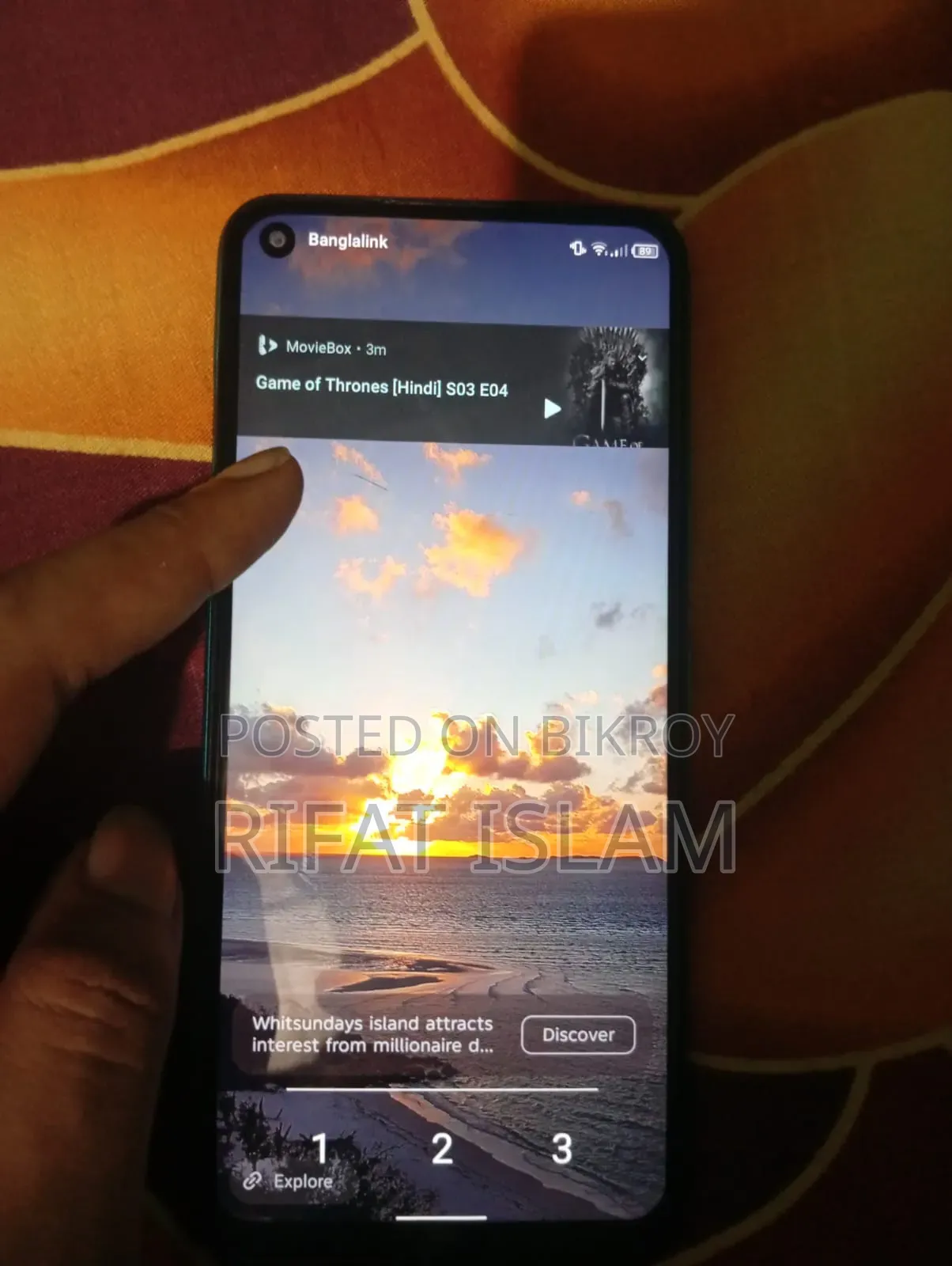Infinix Hot 10 128 GB Blue