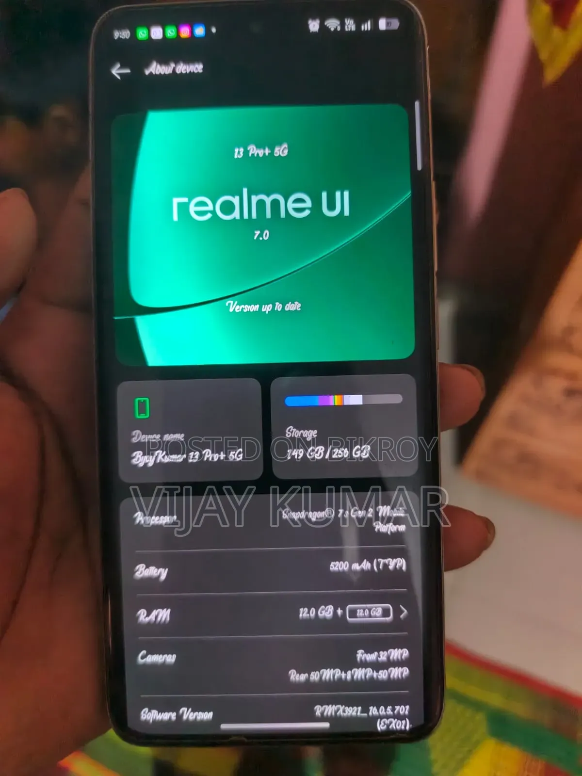 Realme 13 Pro+ 5G 256 GB Green