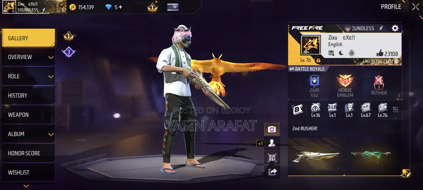 Free Fire Id