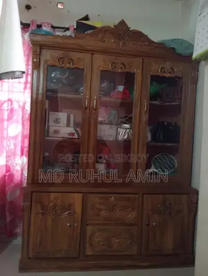 Wooden Wall Showcase (Display Cabinet)