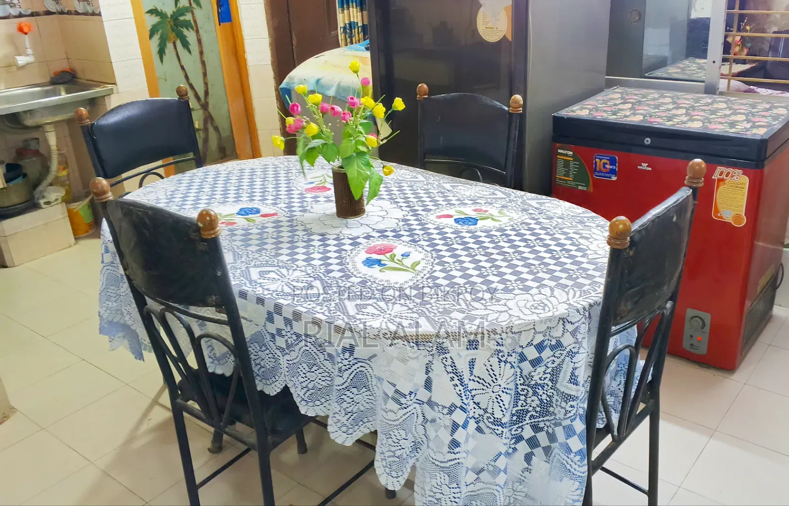 Folding dining table, with four chairs, I take full responsibility for this product.