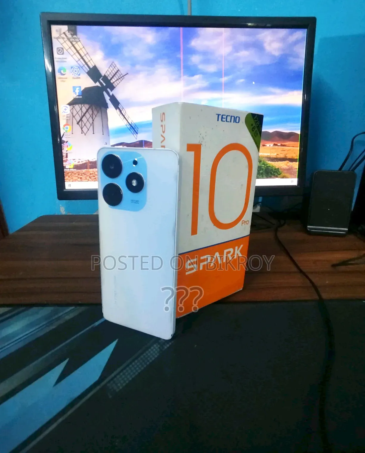 Tecno Pop 10 Pro 128 GB White