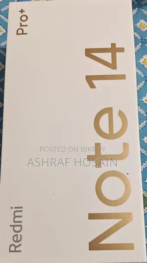 New Xiaomi Redmi Note 14 Pro+ 5G 256 GB Black