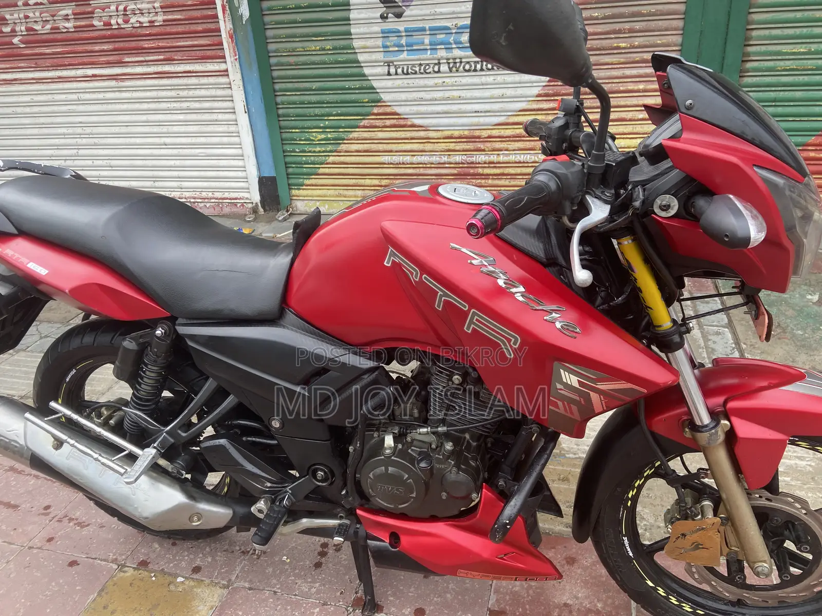 TVS Apache RTR 160 2V 2018 Red