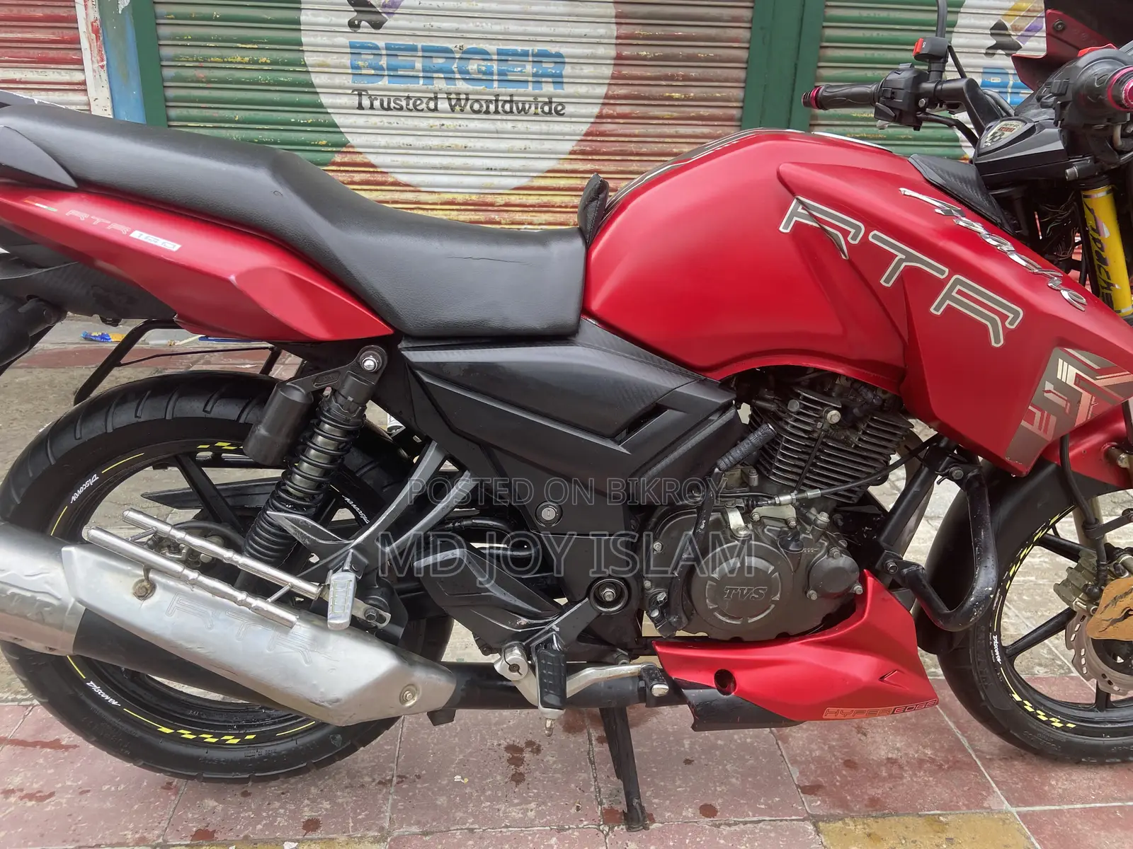TVS Apache RTR 160 2V 2018 Red