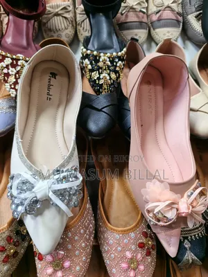 New quality stone-worked pump shoes with high-quality jelly soles